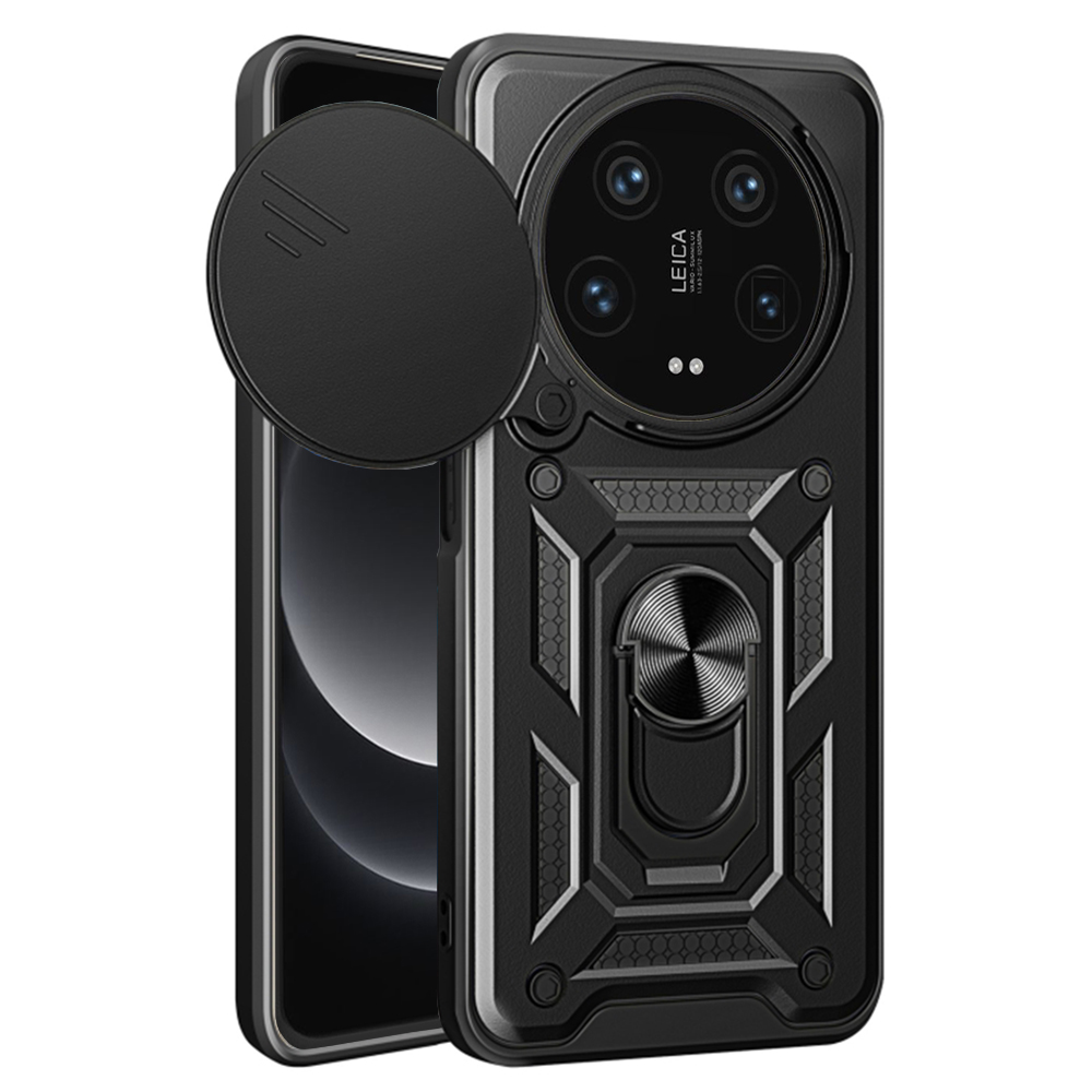 Калъф за Xiaomi 14 Ultra - Techsuit CamShield Series - Черен