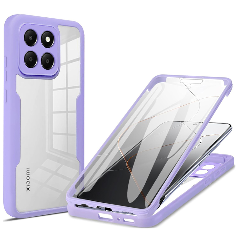 Калъф за Xiaomi 14 + Калъф - Techsuit ColorVerse 360 Series - Лилав
