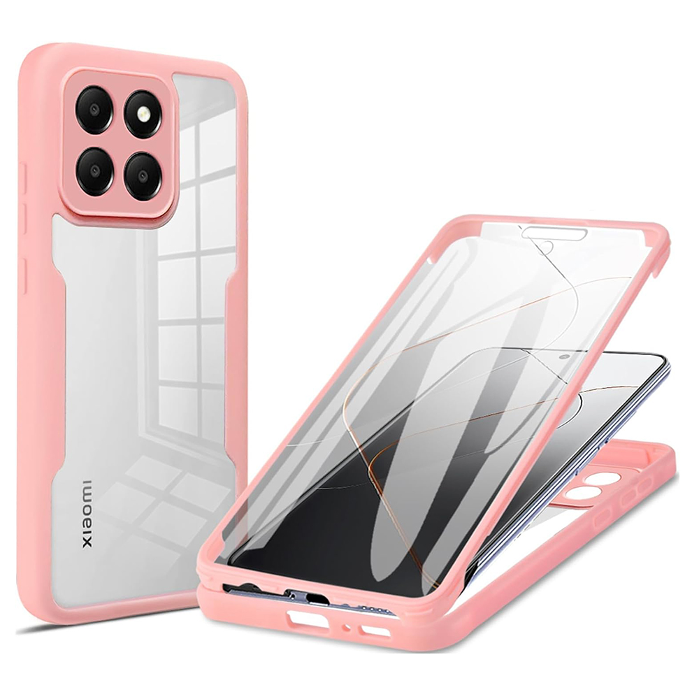 Калъф за Xiaomi 14 + Folie - Techsuit ColorVerse 360 Series - Розов
