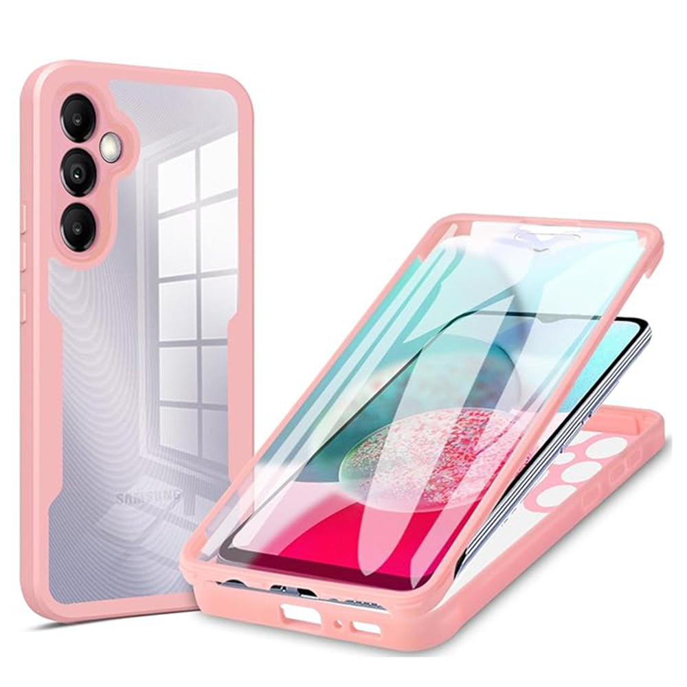 Калъф за Samsung Galaxy Galaxy A14 4G / A14 5G + калъф - Techsuit ColorVerse 360 Series - Розов