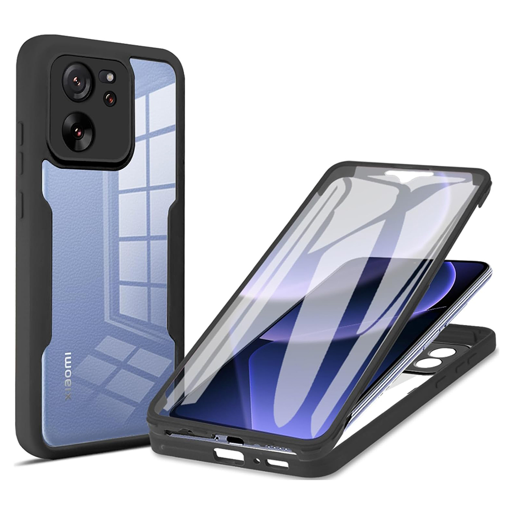 Калъф за Xiaomi 13T / 13T Pro + калъф - Techsuit ColorVerse 360 Series - Черен