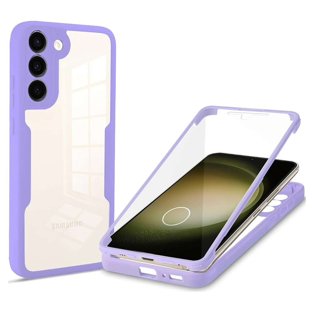 Калъф за Samsung Galaxy S23 Plus + капак - Techsuit ColorVerse 360 Series - Лилав