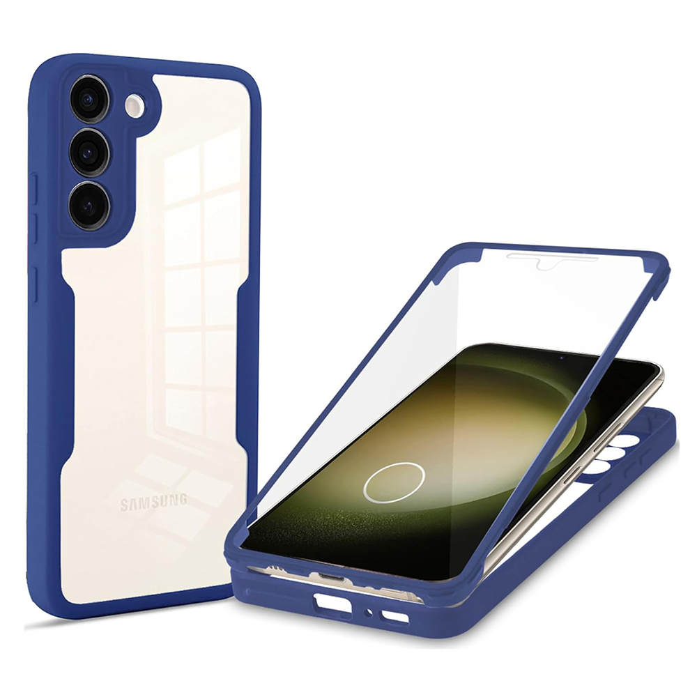 Калъф за Samsung Galaxy S23 Plus + Капак - Techsuit ColorVerse 360 Series - Син