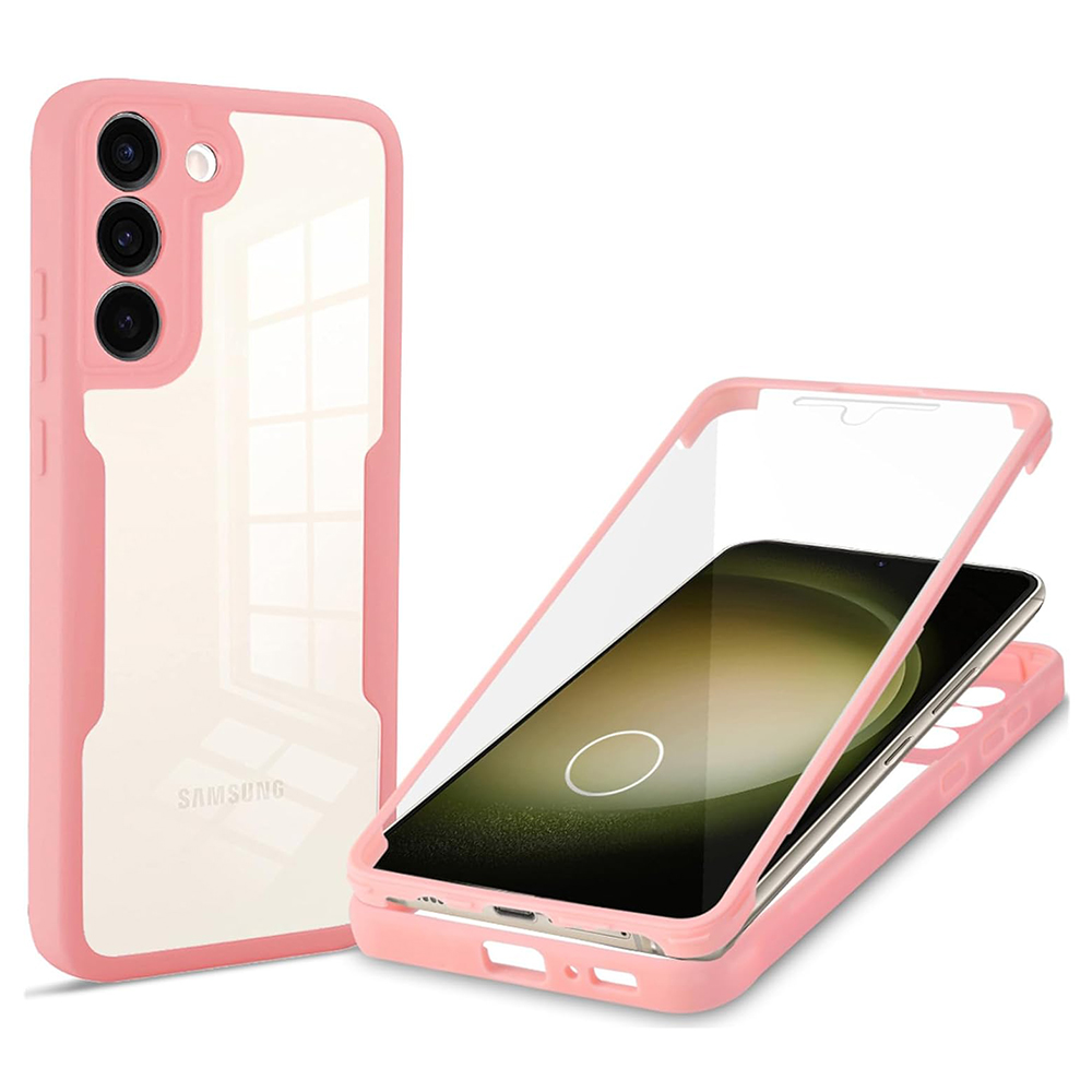 Калъф за Samsung Galaxy S23 Plus + капак - Techsuit ColorVerse 360 Series - Розов