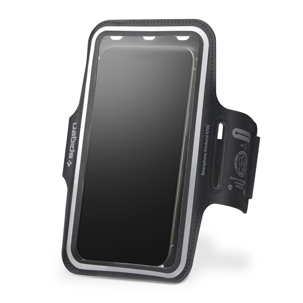 Калъф за бягащ телефон, макс. 6,9" - Spigen Dynamic Shield A703 (AMP07187) - Черен