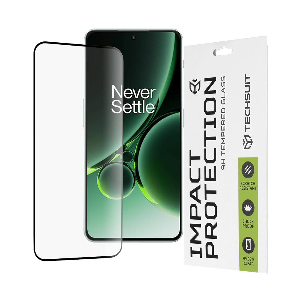 OnePlus Nord 3 - Techsuit 111D Full Cover / Full Glue Glass - Черен