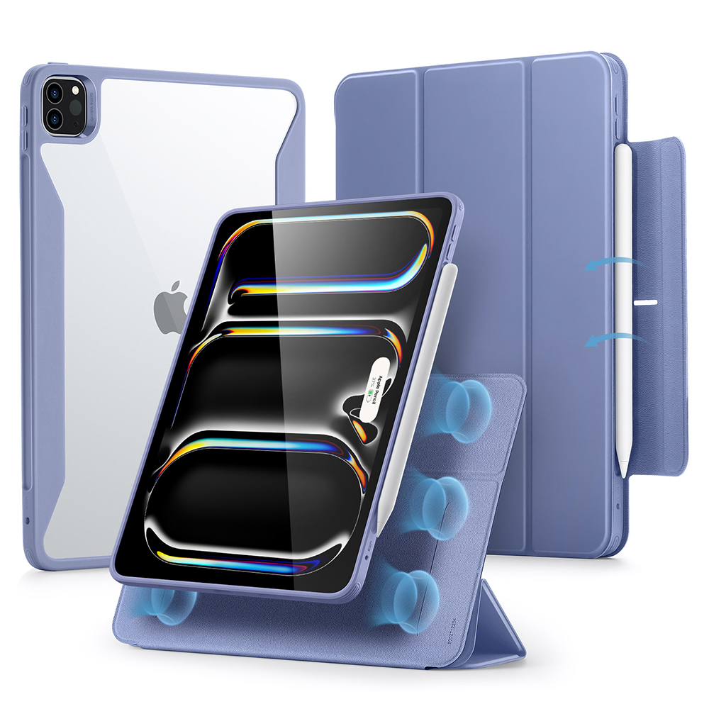 Калъф за iPad Pro 13 (2024) / iPad Pro 13 (2025) - ESR Rebound Hybrid - лавандула
