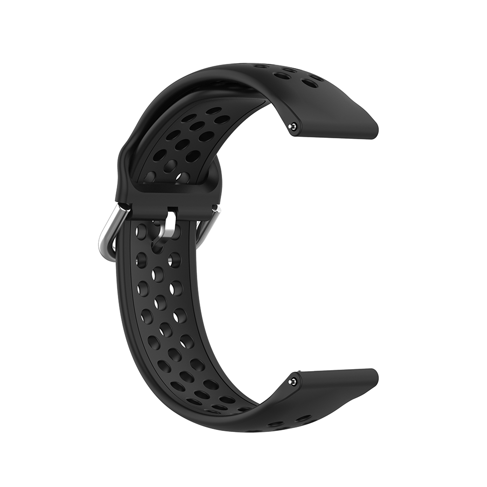Каишка за часовник за Samsung Galaxy Watch (46 мм) / Gear S3, Huawei Watch GT GT / GT 2 / GT 2e / GT 2 Pro / GT 3 (46 мм) - Techsuit Каишка за часовник 22 мм (W004) - Черен