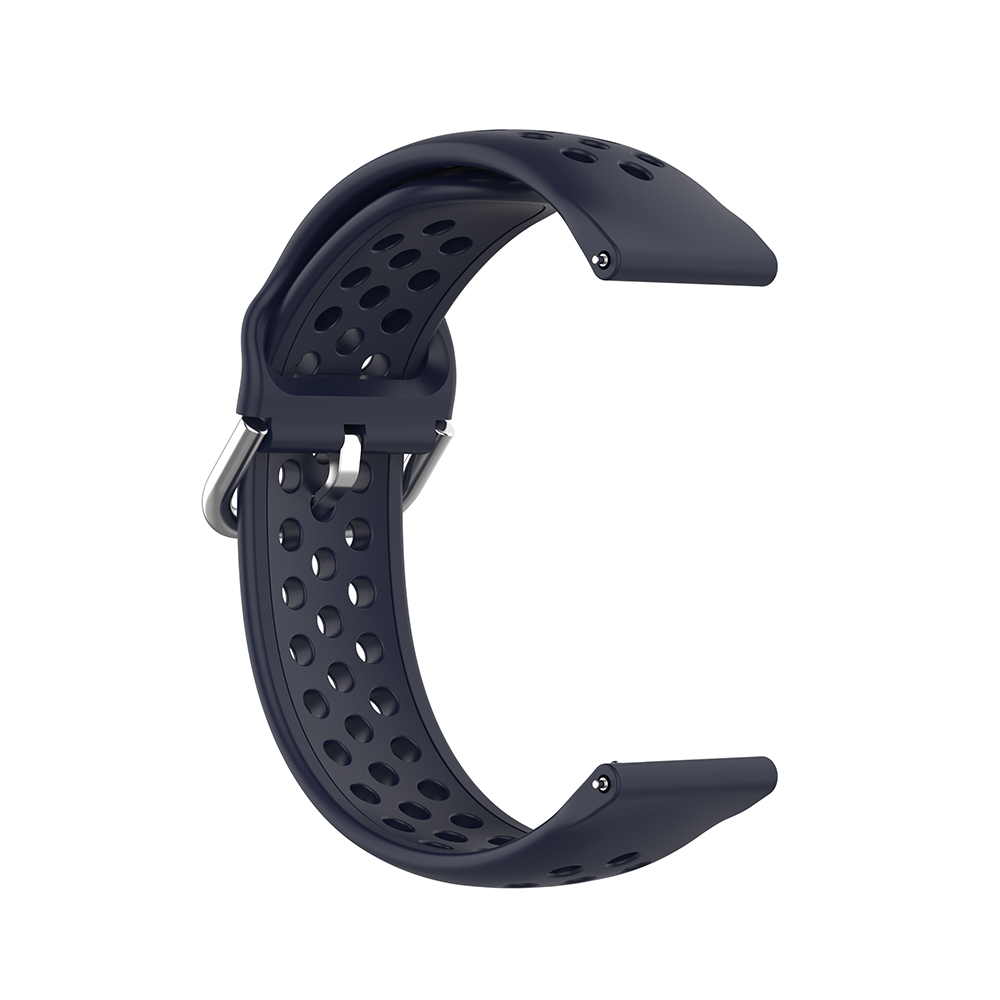 Каишка за часовник за Samsung Galaxy Watch (46 мм) / Gear S3, Huawei Watch GT GT / GT 2 / GT 2e / GT 2 Pro / GT 3 (46 мм) - Каишка за часовник Techsuit 22 мм (W004) - Тъмносин