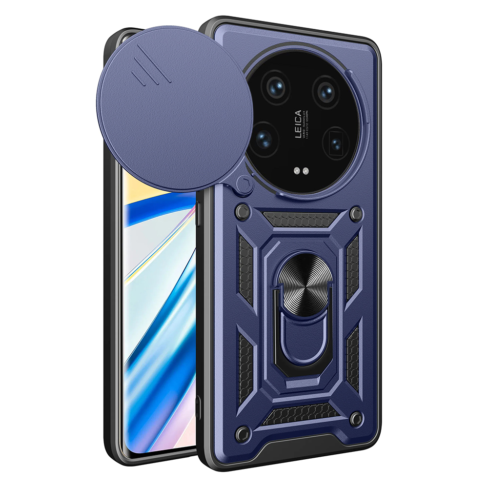 Калъф за Xiaomi 14 Ultra - Techsuit CamShield Series - Син