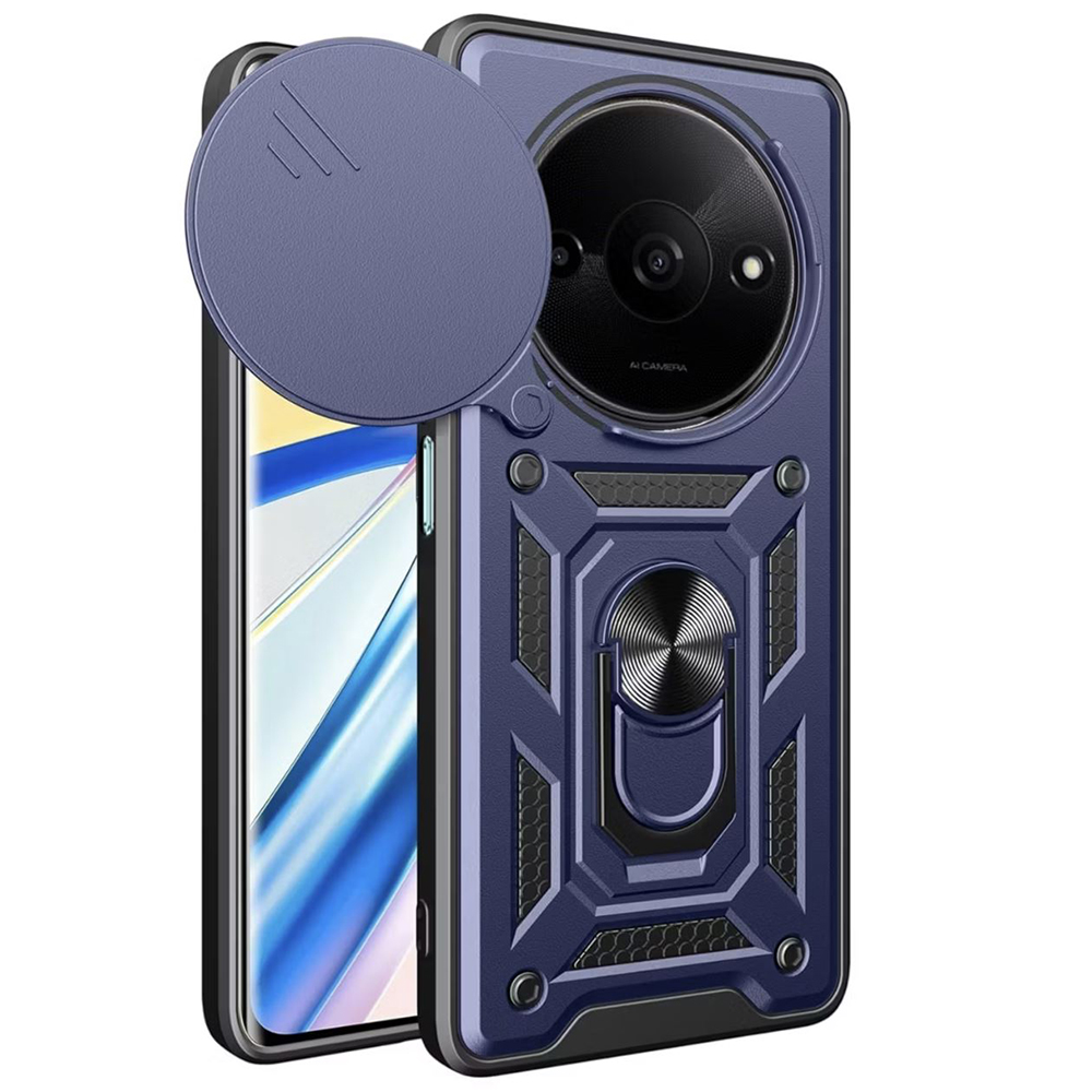 Калъф за Xiaomi Redmi A3 / Redmi A3x - Techsuit CamShield Series - Син