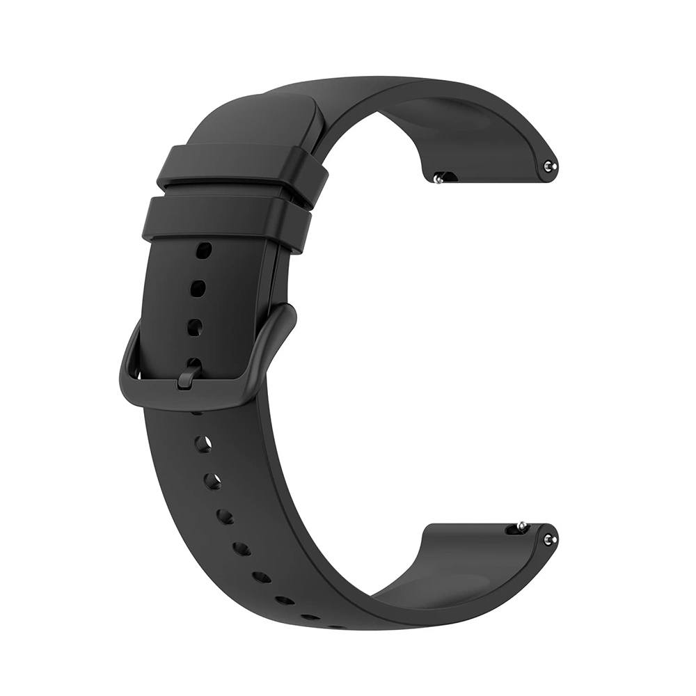 Каишка за Samsung Galaxy Watch 4/5/Active 2, Huawei Watch GT 3 (42mm)/GT 3 Pro (43mm) - Techsuit Watchband 20mm (W001) - Черен