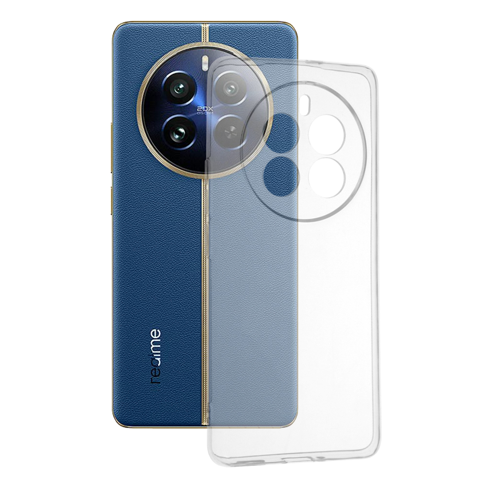 Калъф за Realme 12 Pro / 12 Pro+ - Techsuit Прозрачен Silicone - Прозрачен