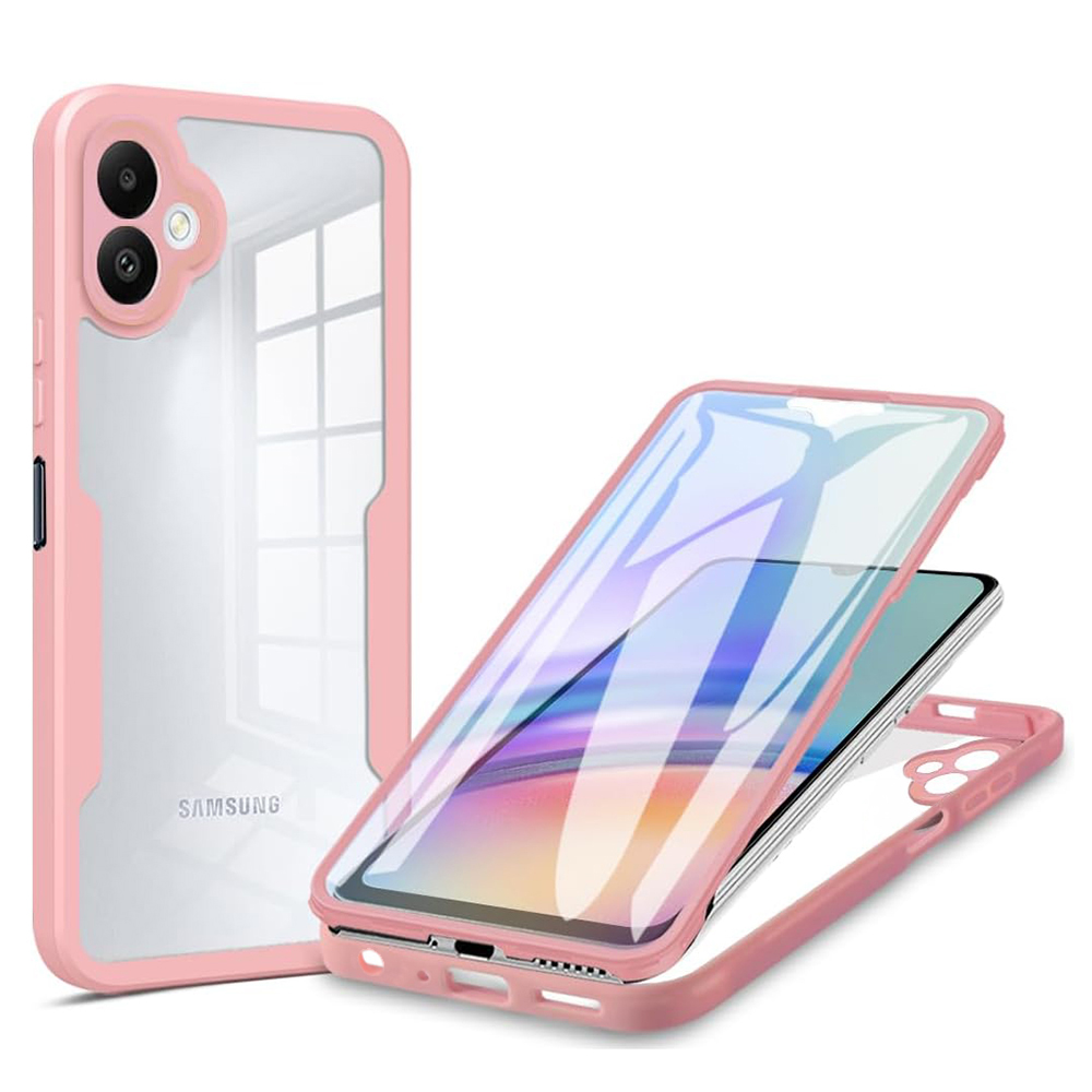Калъф за Samsung Galaxy A05 + Капак - Techsuit ColorVerse 360 Series - Розов