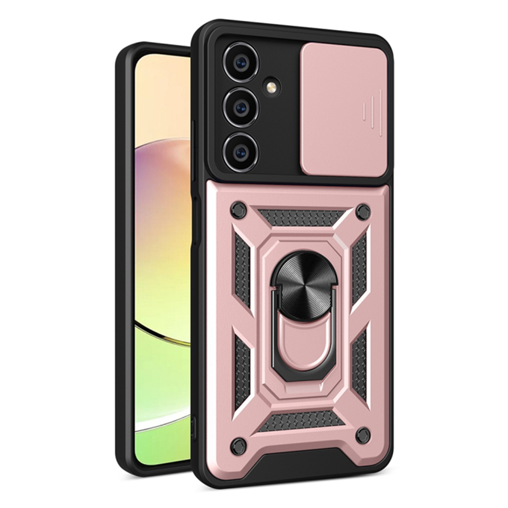 Калъф за Samsung Galaxy M15 - Techsuit CamShield Series - Розово злато