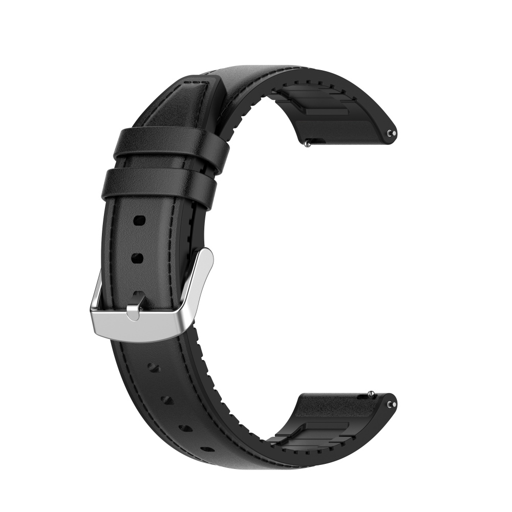 Каишка за Samsung Galaxy Watch 4/5/Active 2, Huawei Watch GT 3 (42mm)/GT 3 Pro (43mm) - Techsuit Watchband 20mm (W007) - Черен