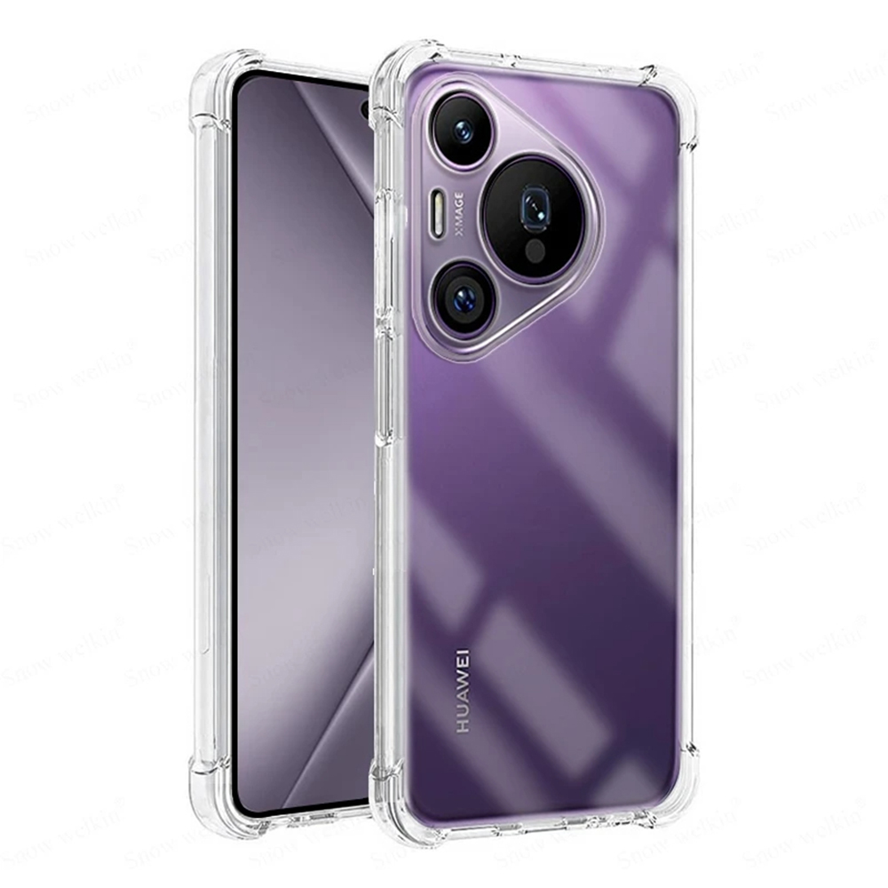 Калъф за Huawei Pura 70 Pro - Techsuit Shockproof Прозрачен Прозрачен Silicone - Прозрачен