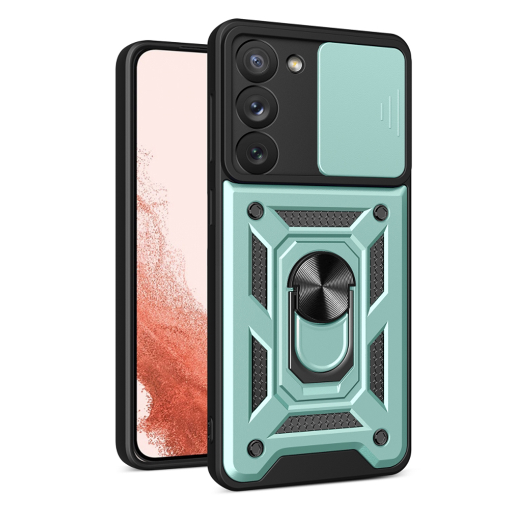 Калъф за Samsung Galaxy S23 Plus - Techsuit CamShield Series - Зелен