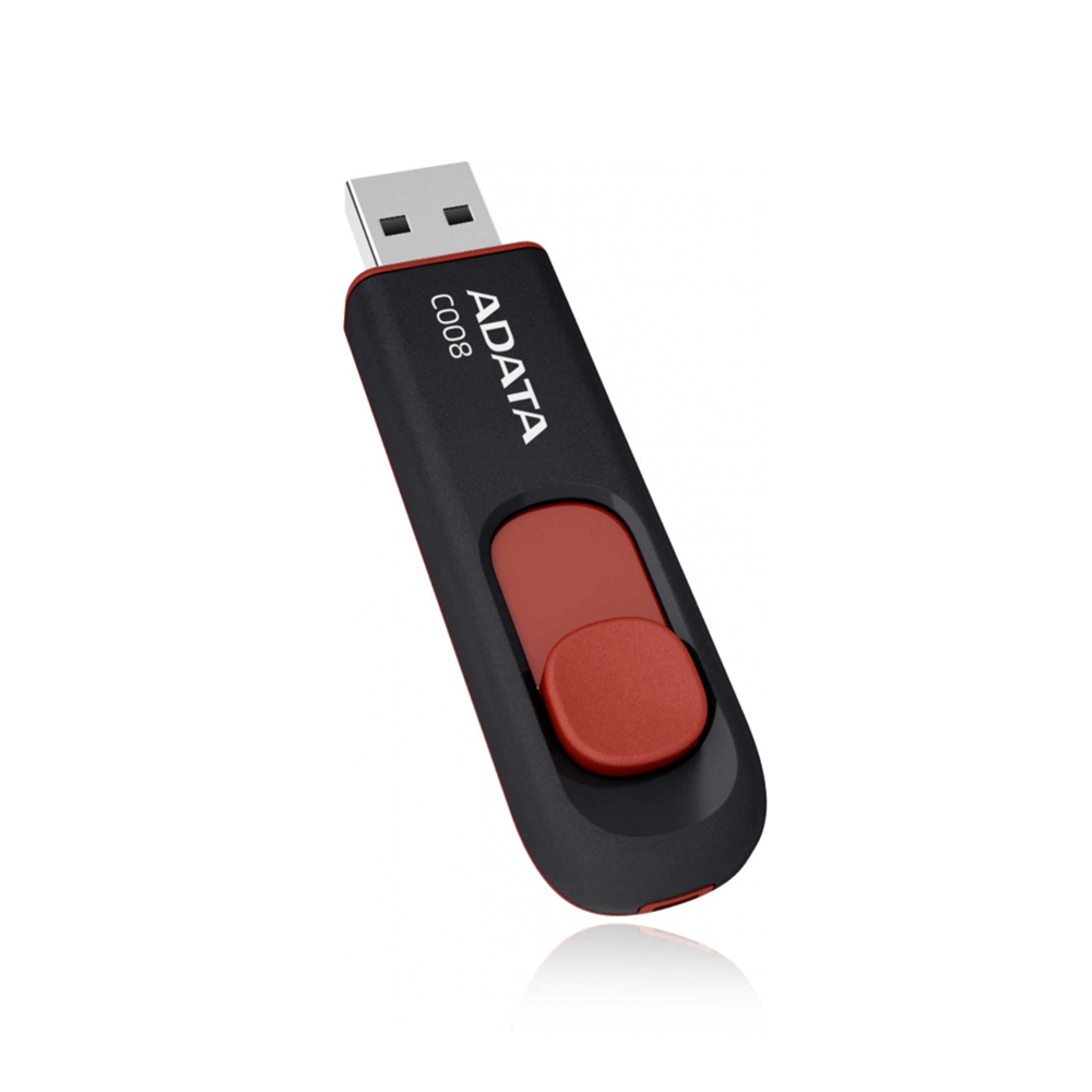 Memory Stick 16GB - Adata C008 (AC008-16G-RKD) - Черен