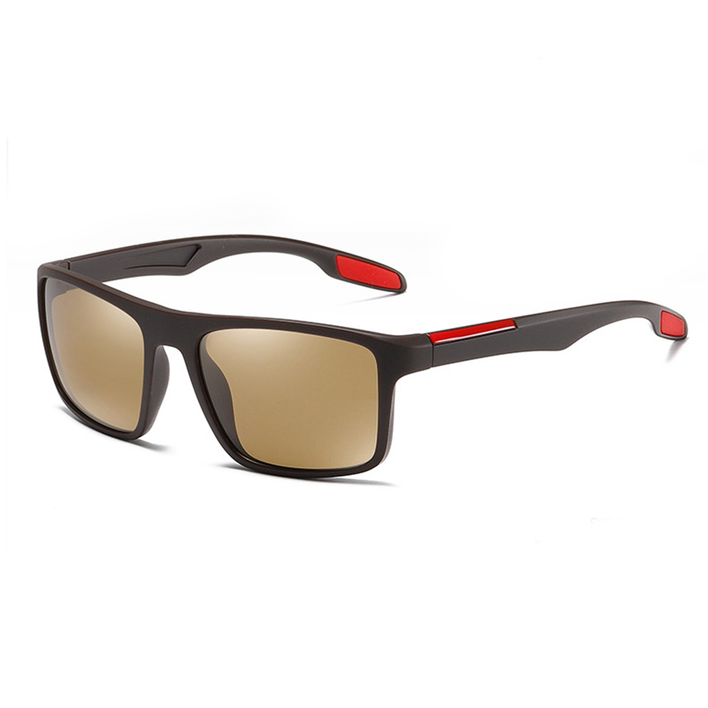 Слънчеви очила - Techsuit Polarized TR90 (MM101) - Matte Кафяв