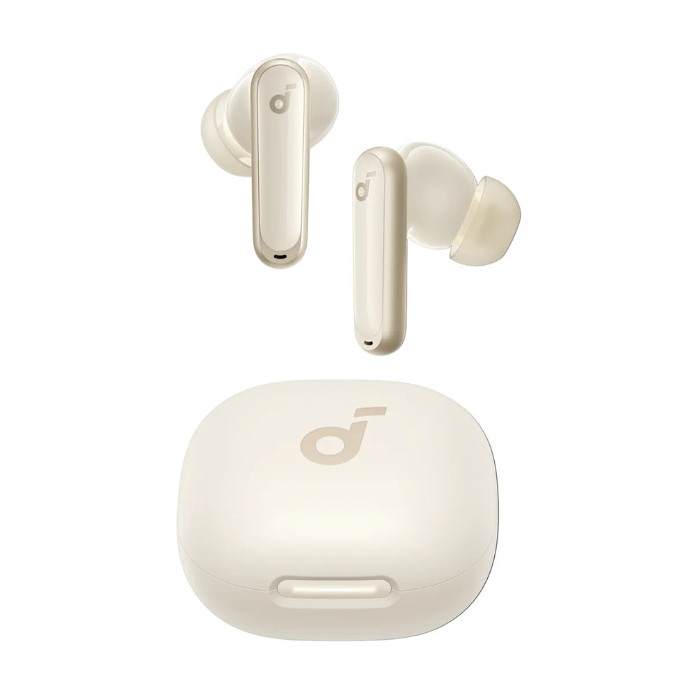 TWS Bluetooth слушалка, шумопотискане, сензорно управление - Anker SoundCore P40i (A3955G21) - бяла