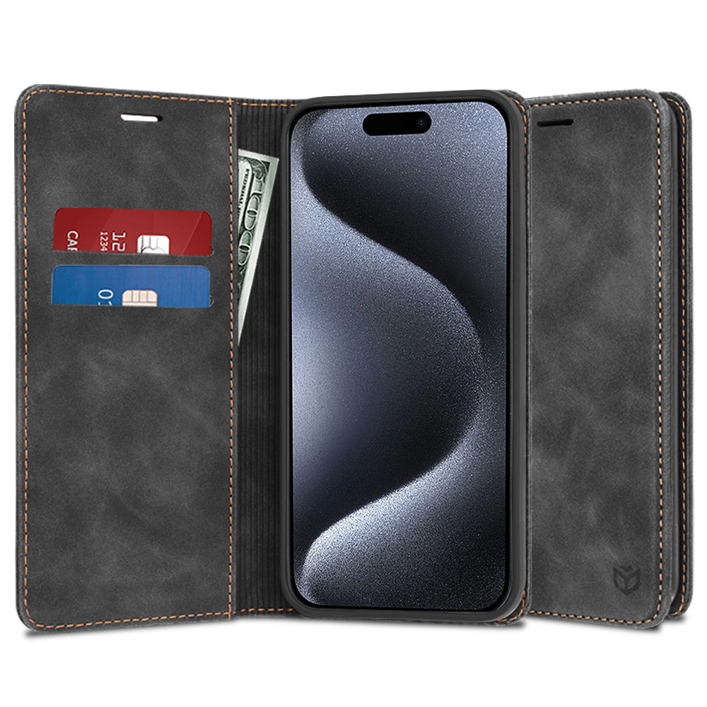 Калъф за iPhone 15 Pro - Techsuit Confy Cover - Черен