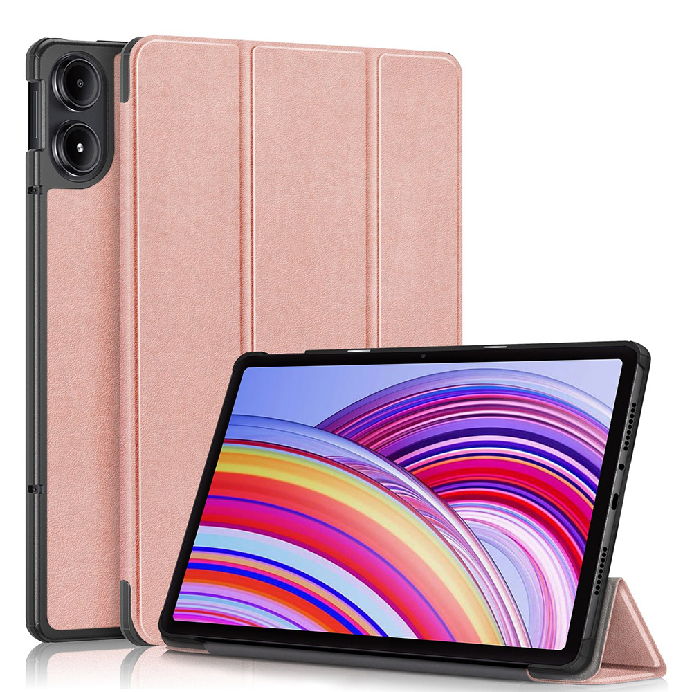 Калъф за Xiaomi Redmi Pad Pro / Redmi Pad Pro 5G / Poco Pad - Techsuit FoldPro - Розово злато