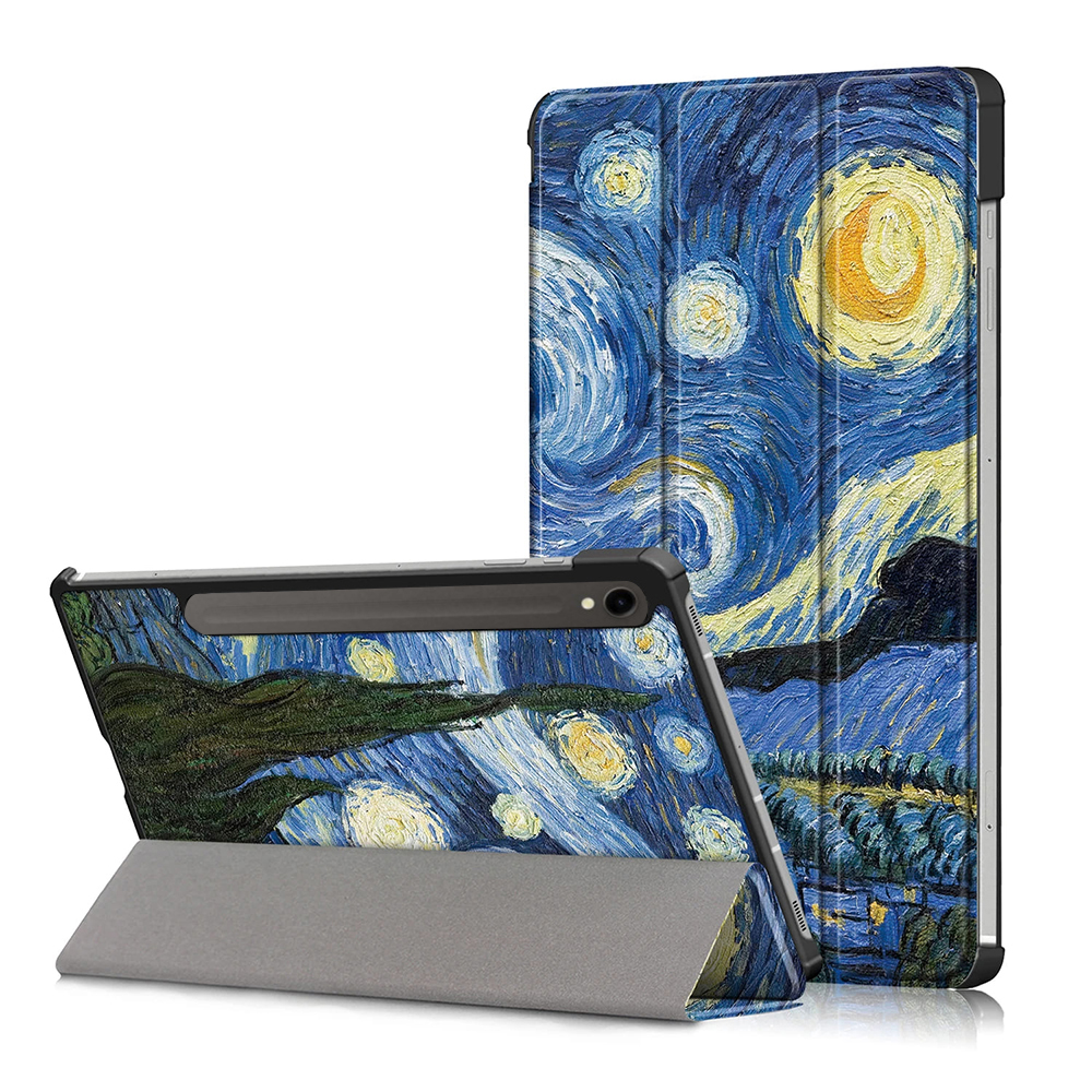 Калъф за Samsung Galaxy Tab S9 / S9 FE / S10 FE / S10 Lite - Techsuit FoldPro - Starry Night