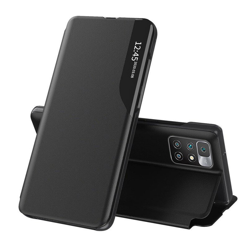 Калъф за Xiaomi Redmi 10 2021 / Redmi 10 2022 - Techsuit eFold Series - Черен