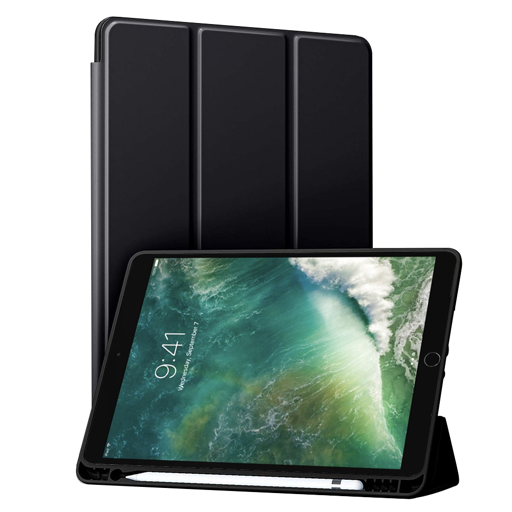 Калъф за iPad Air 10.5 2019 / Pro 10.5 2017 - Techsuit Flex Trifold - Черен