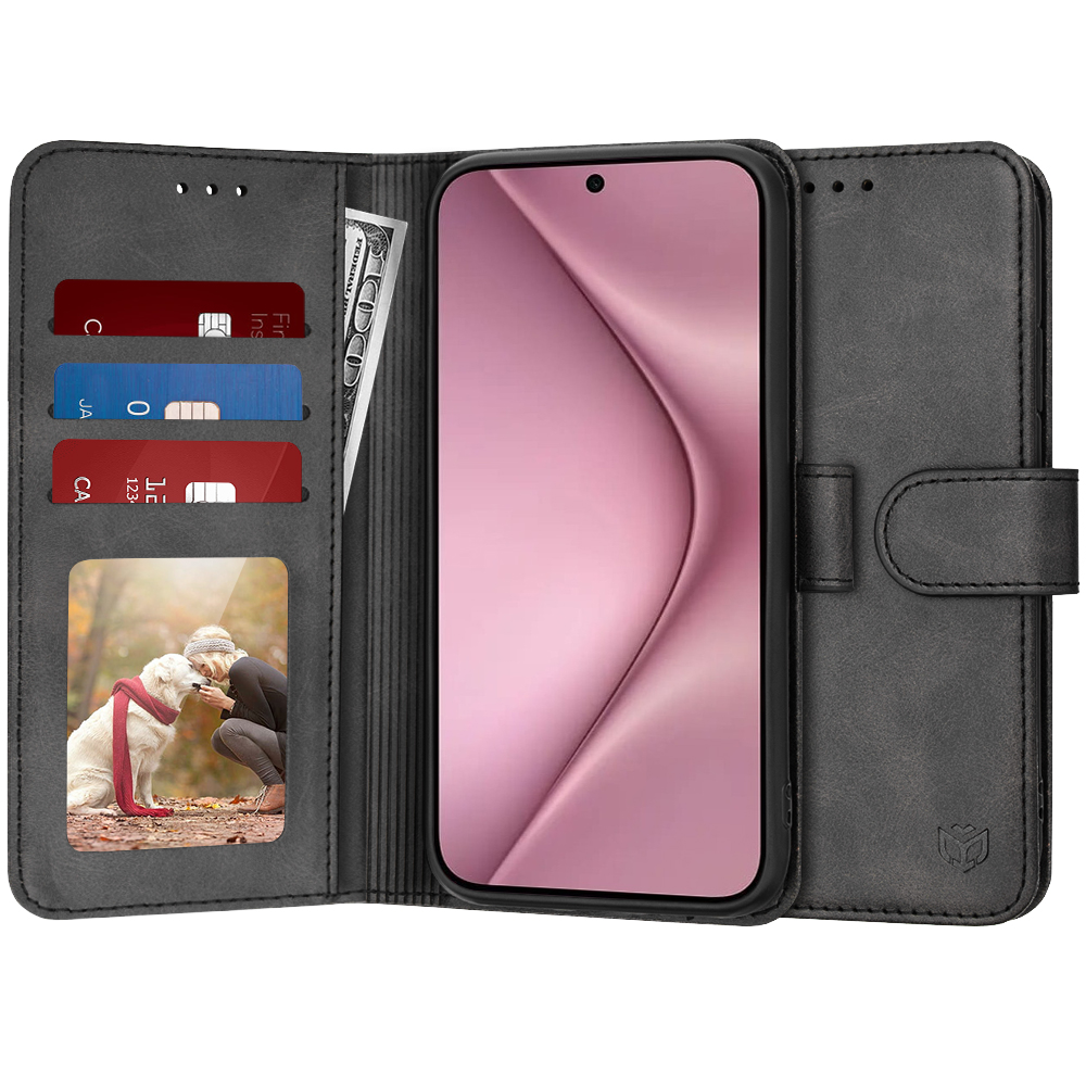 Калъф за Huawei Pura 70 - Techsuit Diary Book - Черен