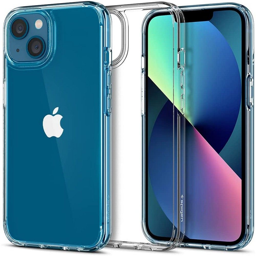 Калъф за iPhone 13 - Spigen Ultra Hybrid (ACS03522) - Crystal Прозрачен