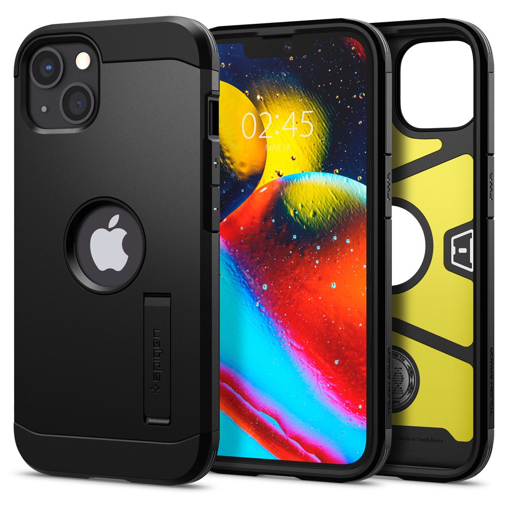 Калъф за iPhone 13 - Spigen Tough Armor (ACS03539) - Черен