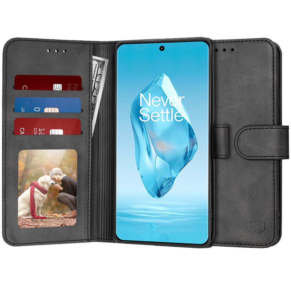 Калъф за OnePlus 12R - Techsuit Diary Book - Черен