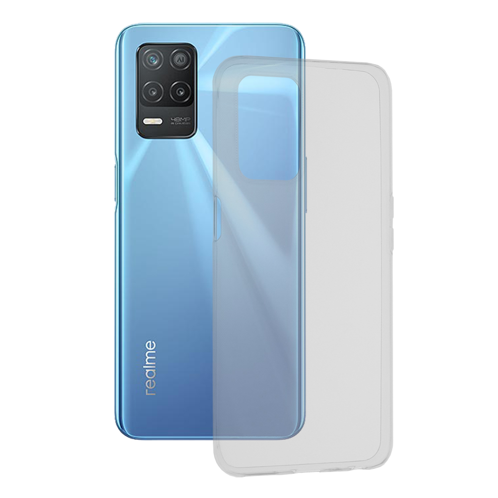 Калъф за Realme 8 5G - Techsuit Прозрачен Silicone - Прозрачен