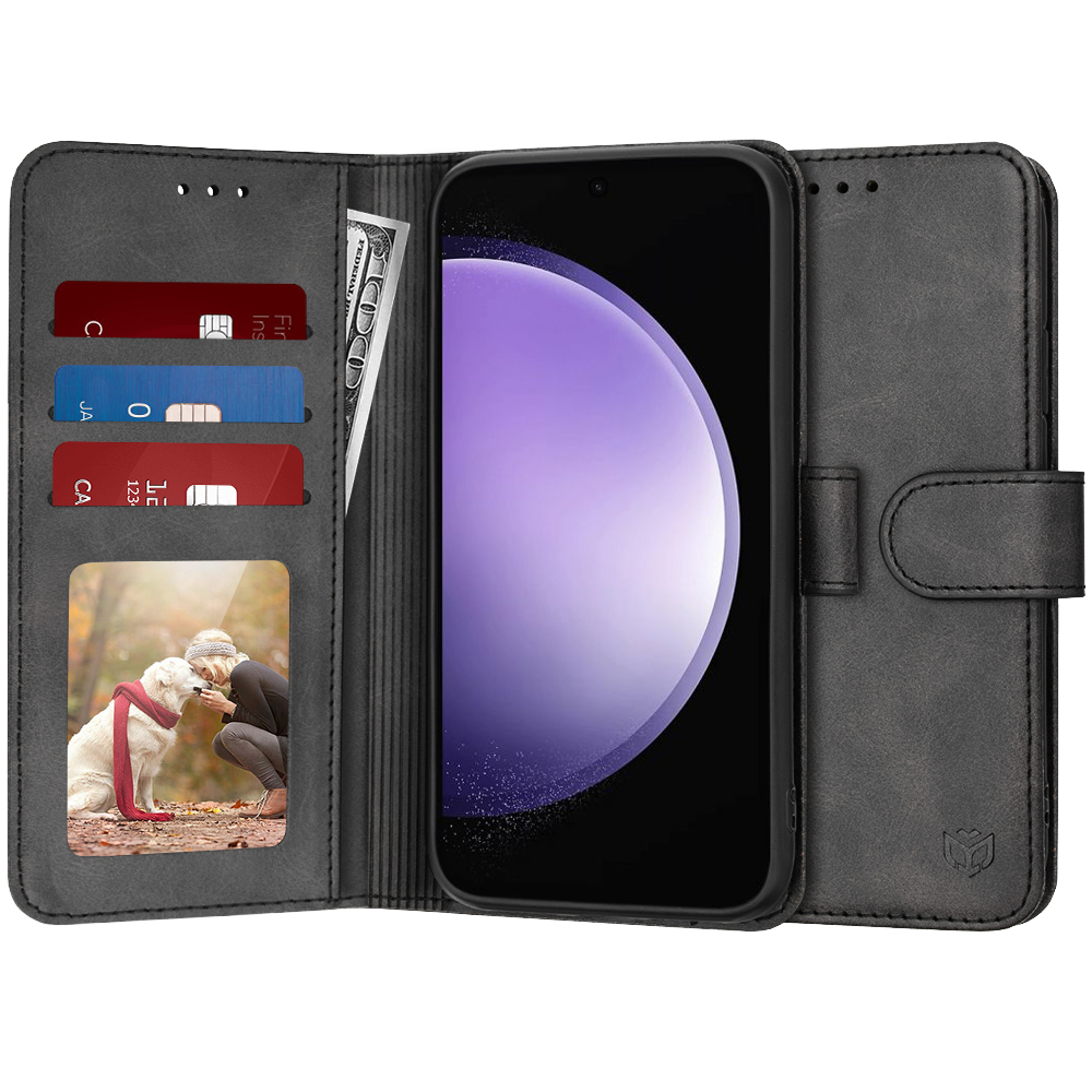 Калъф за Samsung Galaxy S23 FE - Techsuit Diary Book - Черен
