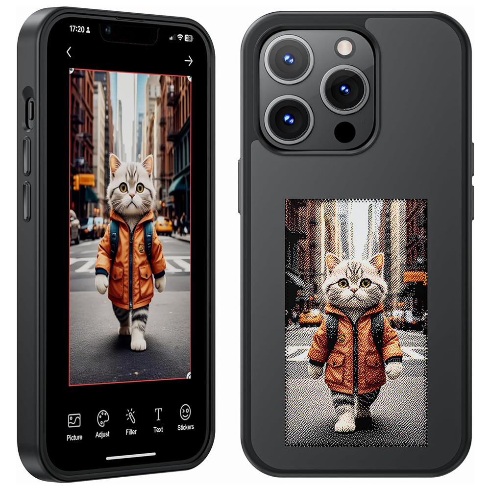 Калъф за iPhone 13 Pro - Techsuit SmartScreen NFC - Черен