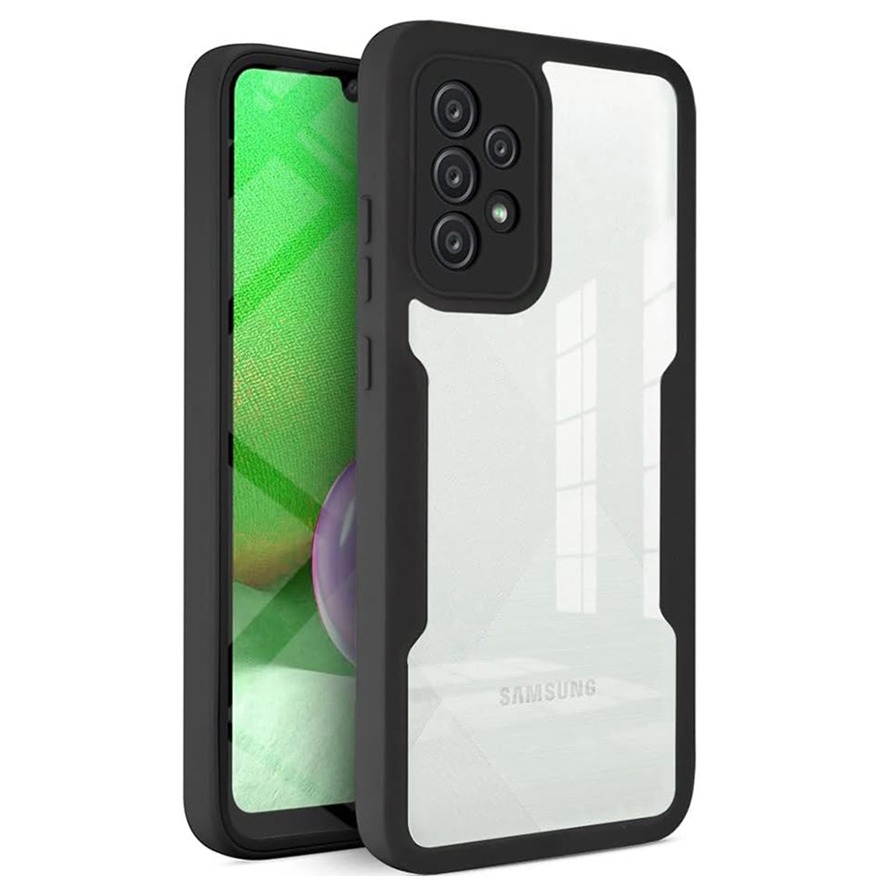 Калъф за Samsung Galaxy Galaxy A52 4G / A52 5G / A52s 5G + калъф - Techsuit ColorVerse 360 Series - Черен