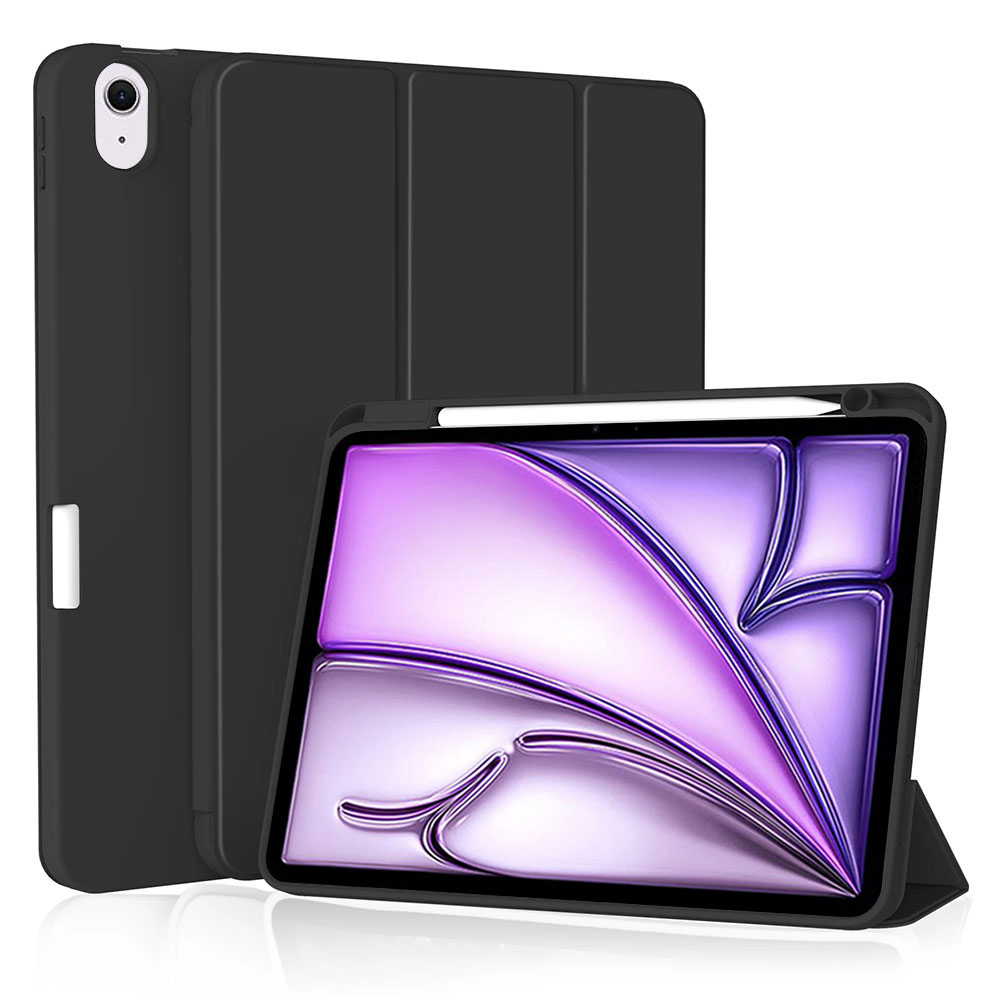 Калъф за iPad Air 11 (2024) / Air 11 (2025) / Air 11 (2026) - Techsuit Flex Trifold - Черен