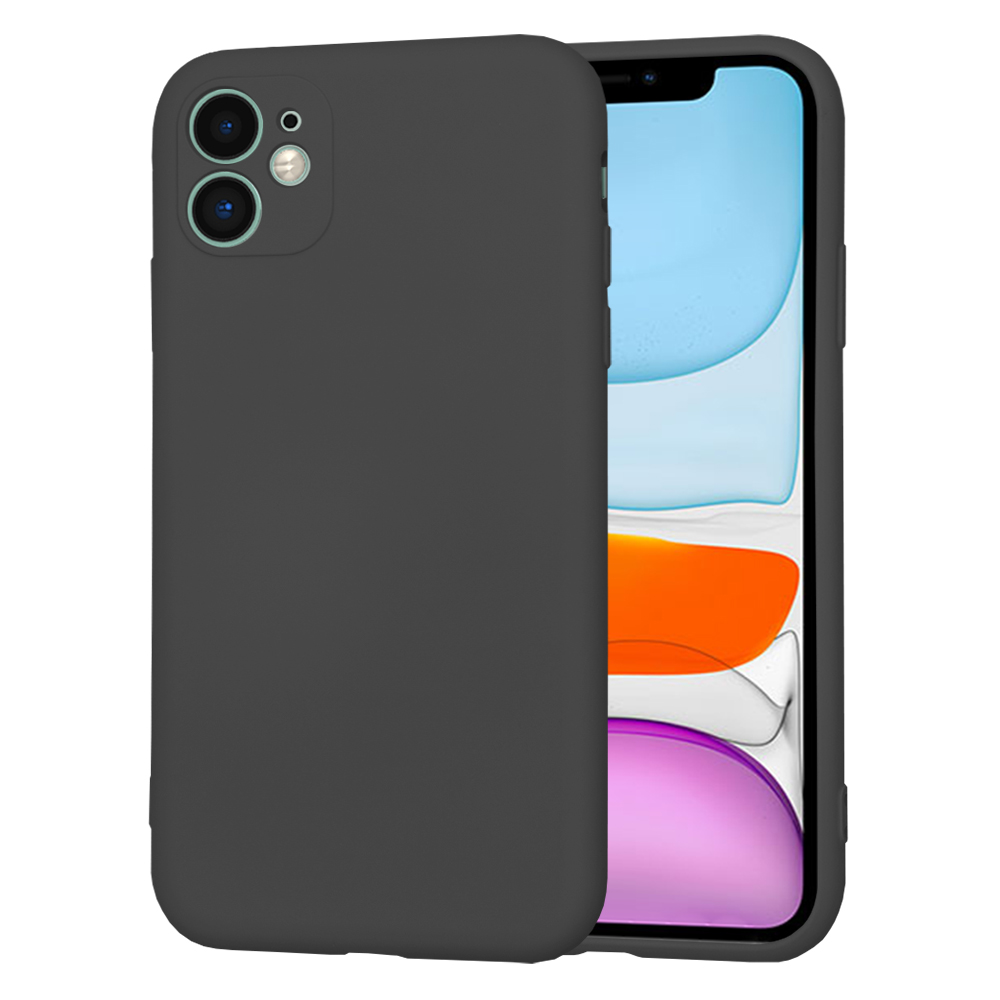 Калъф за iPhone 11 - Techsuit SoftFlex - Черен