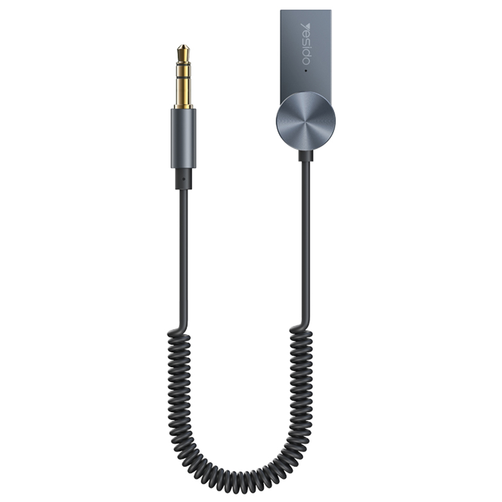 Bluetooth допълнителен жак Bluetooth адаптер - Yesido Wireless Audio (YAU24) - Черен