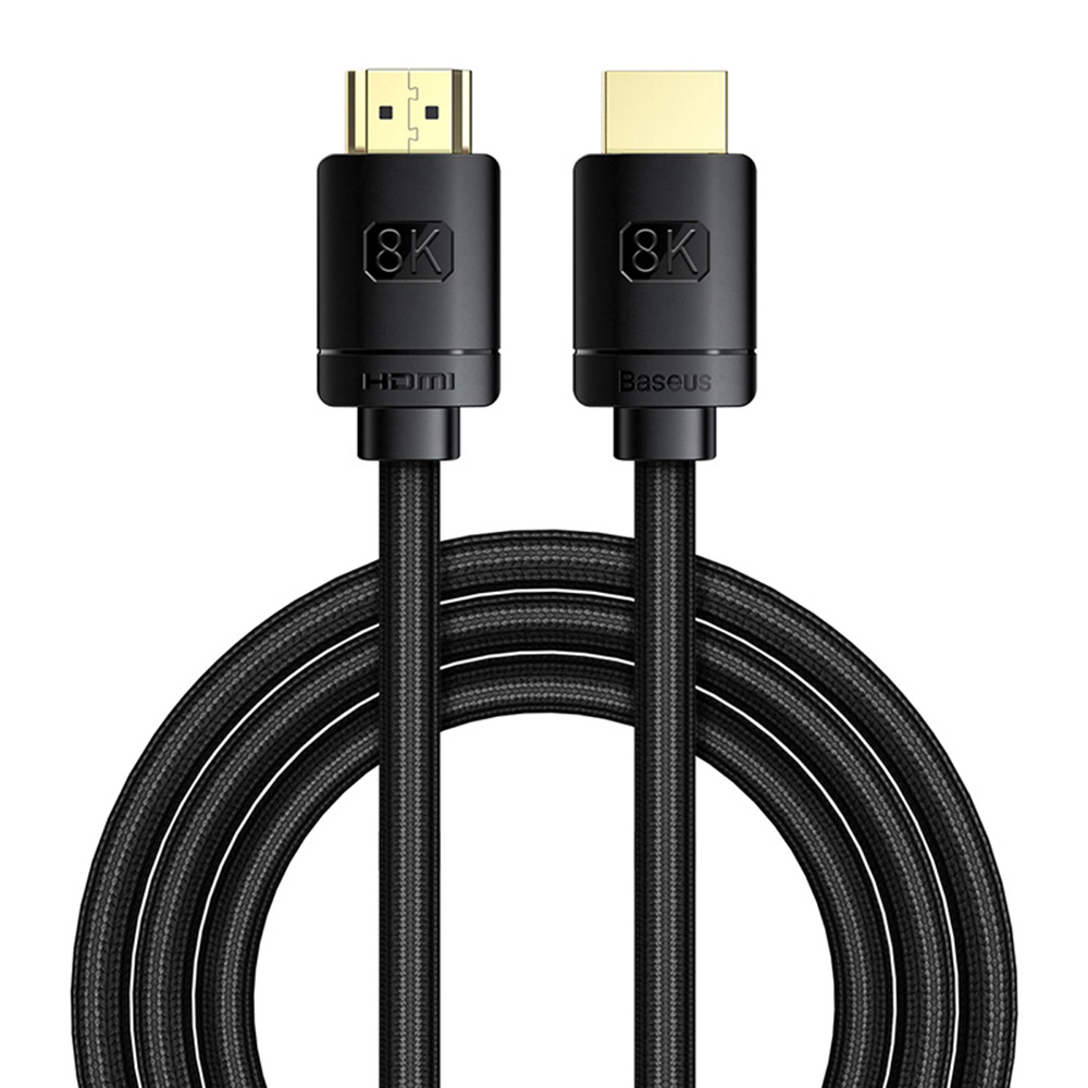 HDMI към HDMI 8K видео кабел, 2 м - Baseus (CAKGQ-K01) - Черен