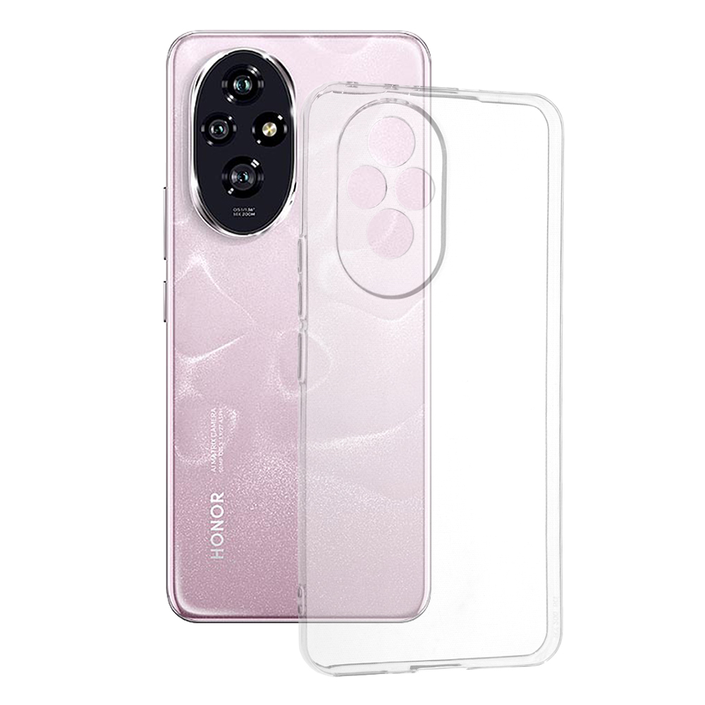 Калъф за Honor 200 - Techsuit Прозрачен Silicone - Прозрачен