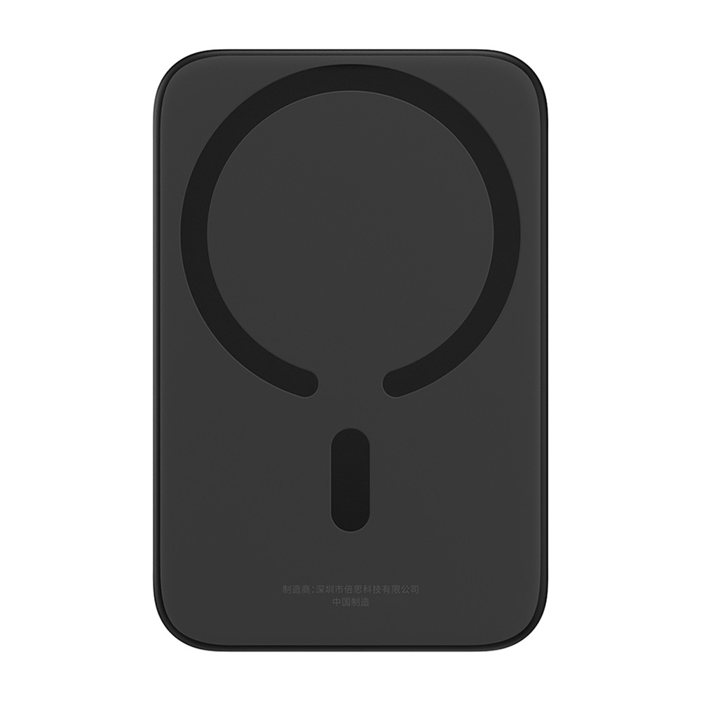 Външна батерия Type-C Type-C, безжично зареждане, 20W, 6000mAh + кабел Type-C, 30cm - Baseus Mini Air (P10059002113-00) - Черен