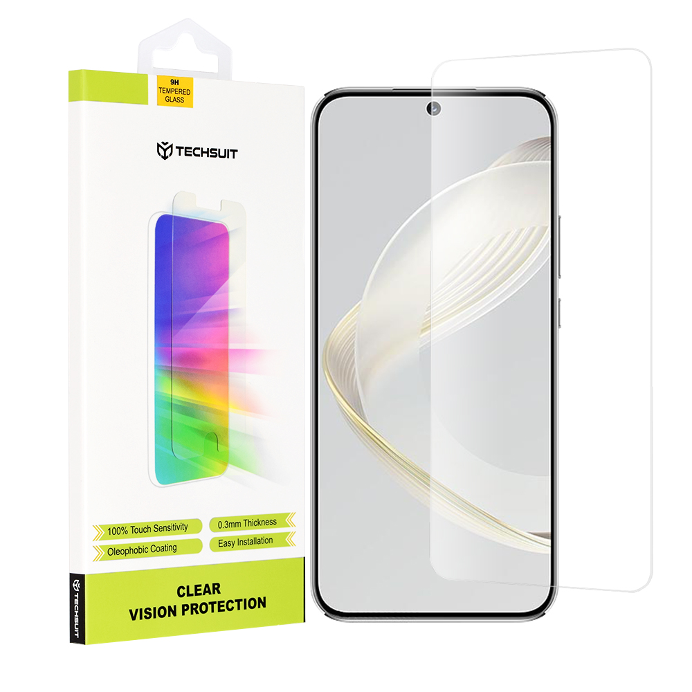 Капак за Huawei nova 11 / nova 12s - Techsuit Прозрачен Vision Glass - Прозрачен