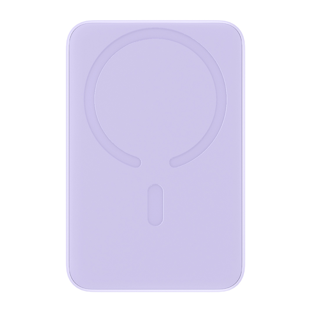 USB-C външна батерия, MagSafe, 10000mAh, 20W - Baseus Magnetic Mini (PPCX110105) - лилаво