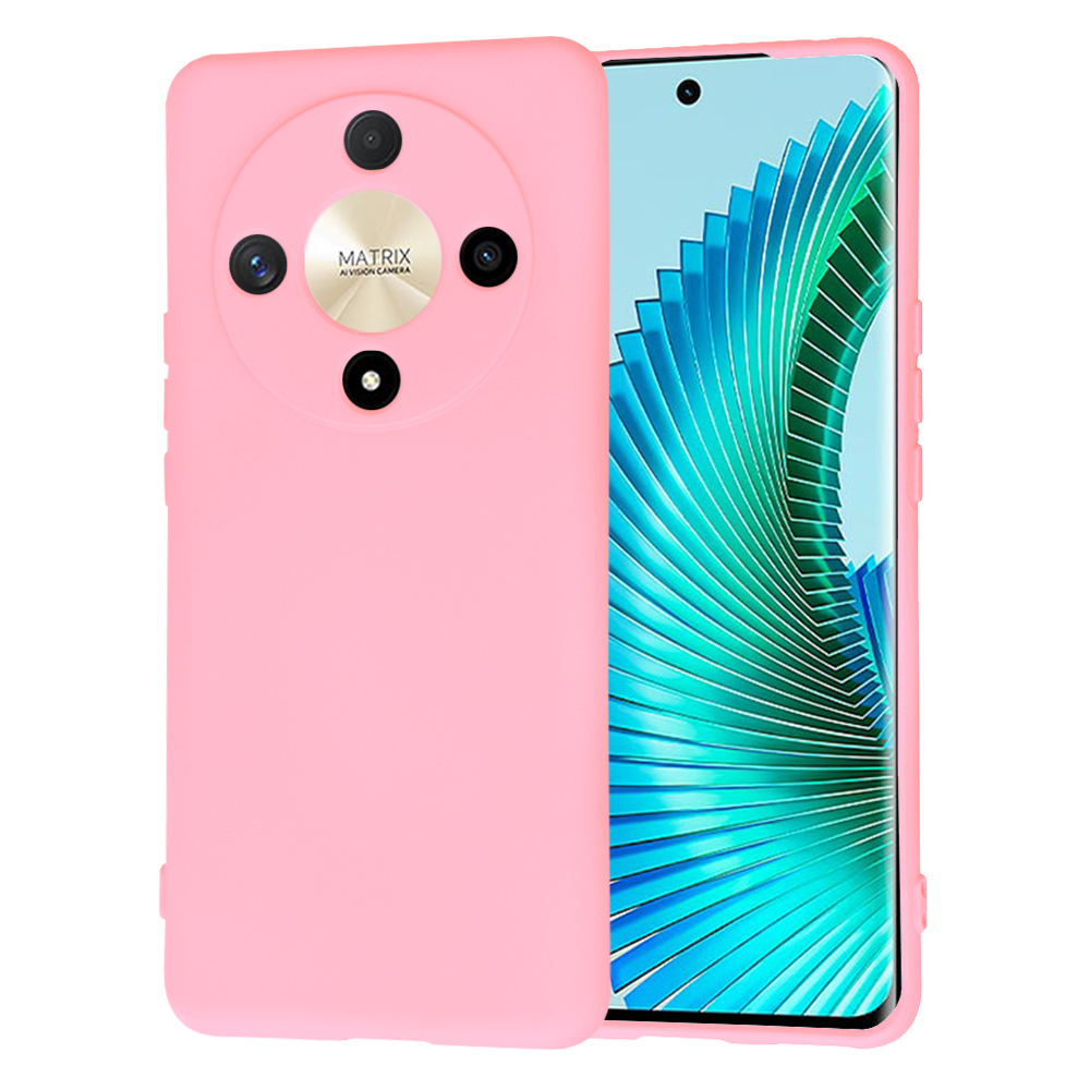 Калъф за Honor Magic6 Lite - Techsuit SoftFlex - Chalk Розов
