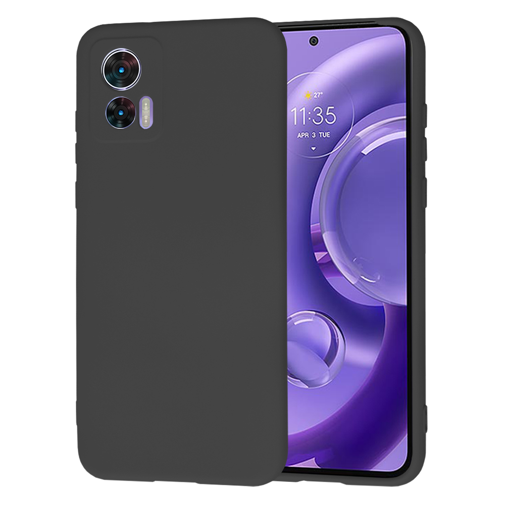 Калъф за Motorola Edge 30 Neo - Techsuit SoftFlex - Черен