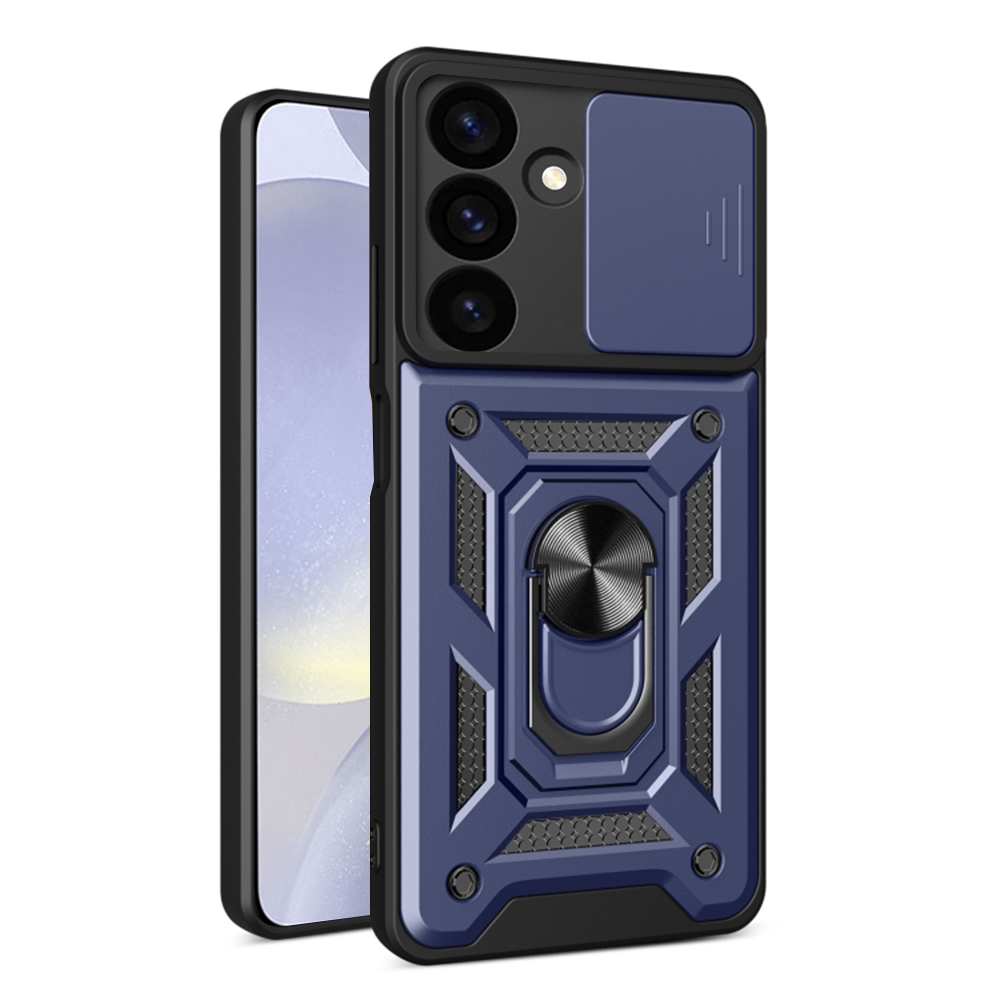 Калъф за Samsung Galaxy S24 FE - Techsuit CamShield Series - Син