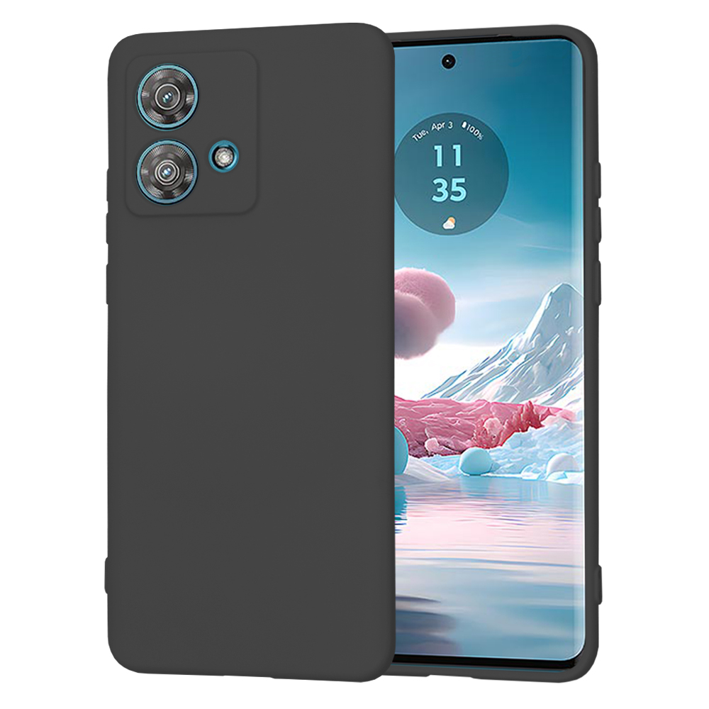 Калъф за Motorola Edge 40 Neo - Techsuit SoftFlex - Черен